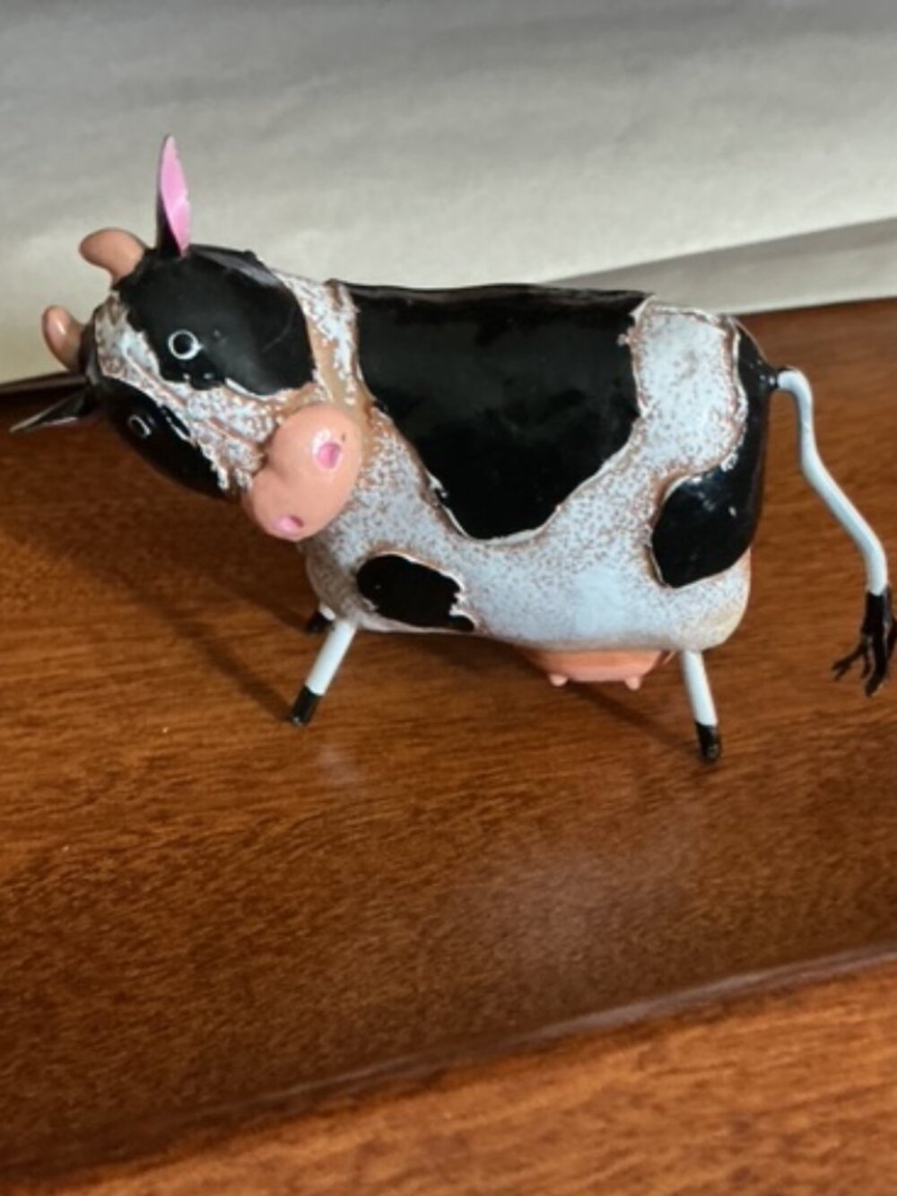 Vintage Mes Amis Collectible Cow Figurine